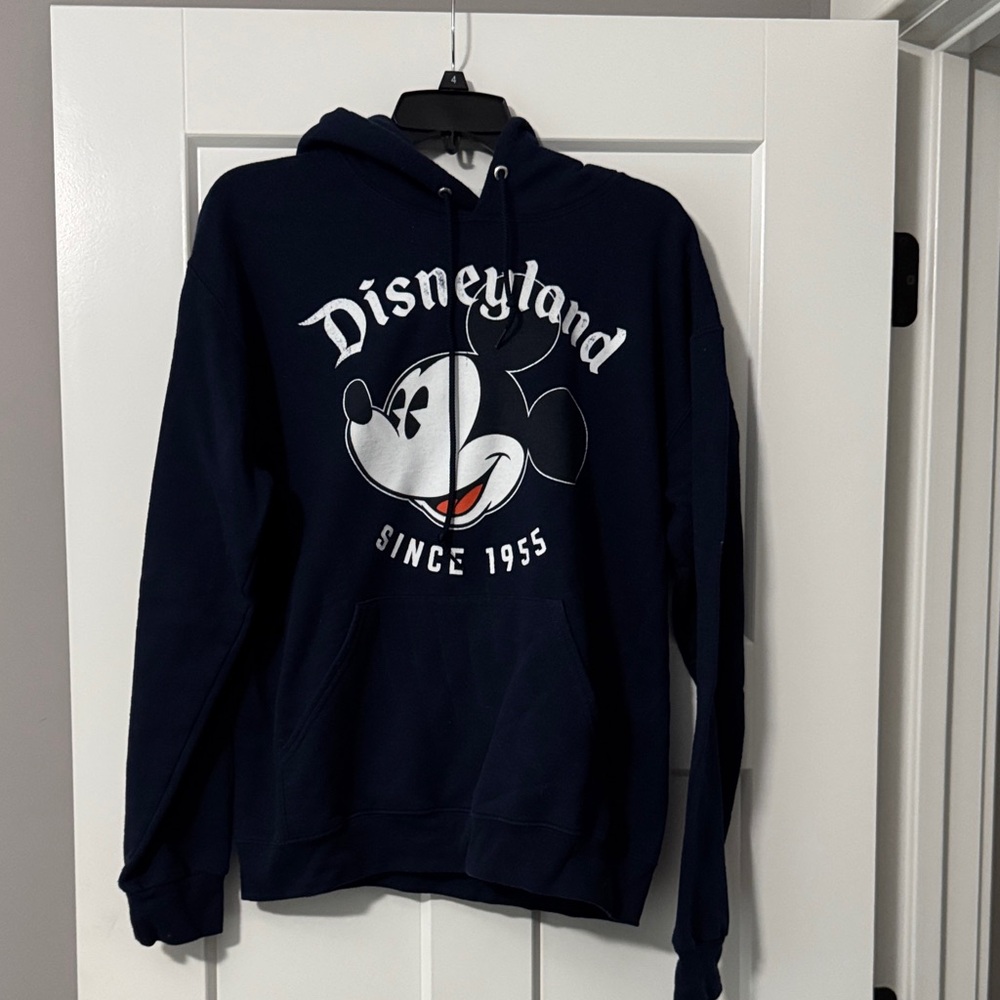 Disneyland Navy Hoodie with Mickey Mouse